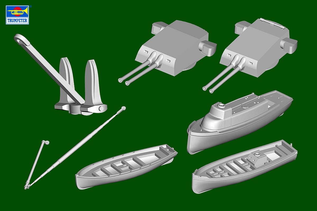 Trumpeter 05381 Italian Heavy Cruiser Pola 1/350 - Kit di modellismo in plastica