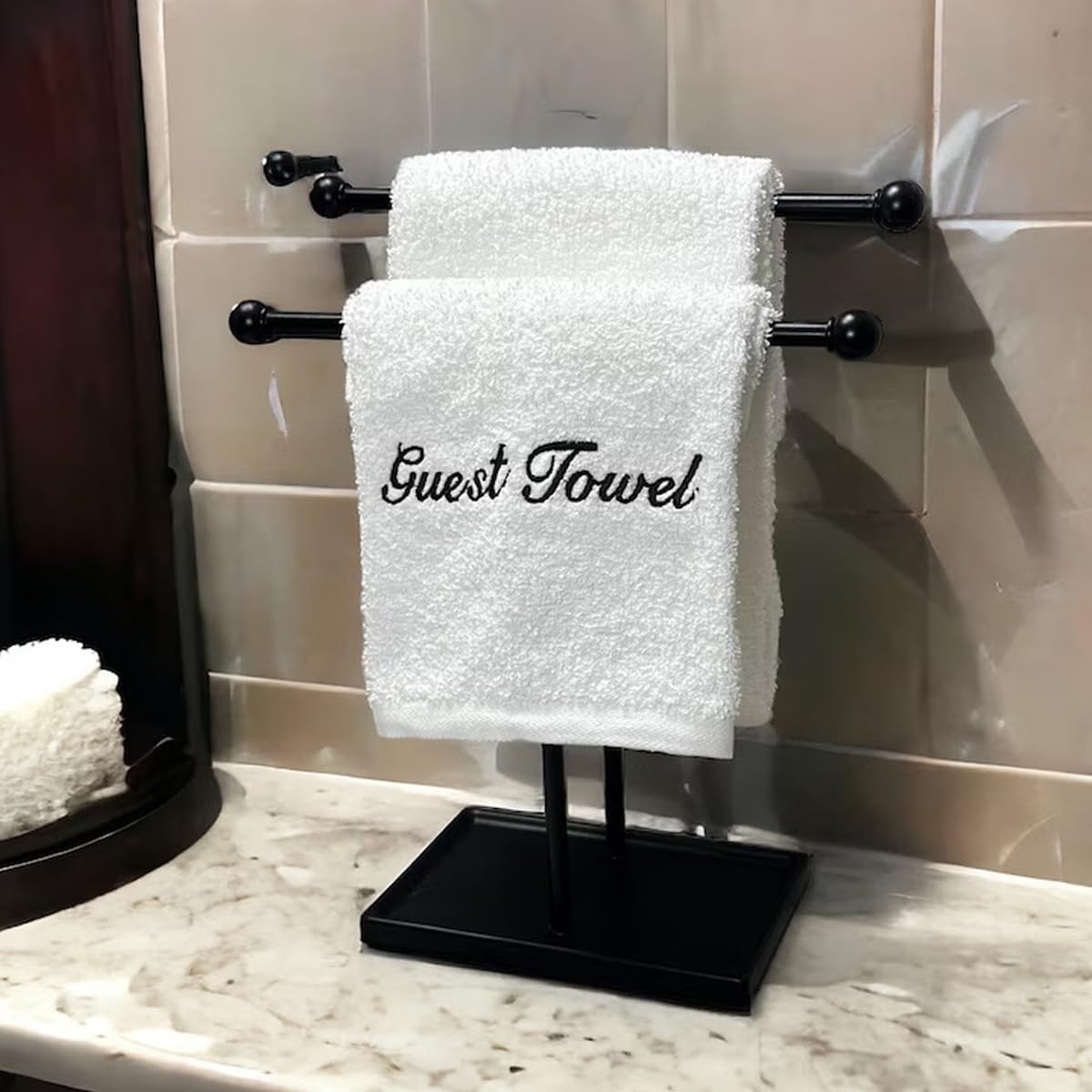 Hdlove One Color Custom Monogrammed Hand Towels For Bathroom Personalized Towels With Embroidered Name, Custom Towel Hand Towels Decorative Hand Towels For Bathroom Kitchen Hotel Makeup - Hand Towel(Towel 35*75Cm)