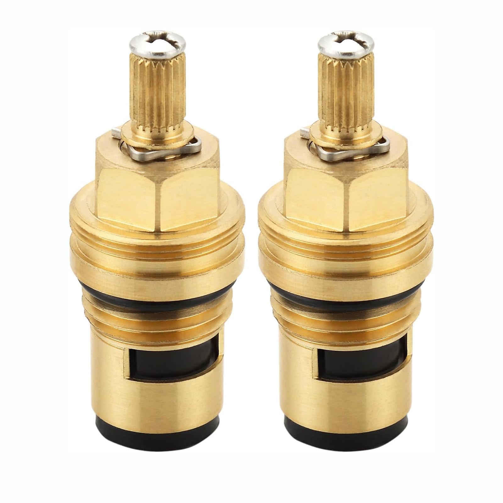 Kelisdi Multicolor Of 2 Ceramic Cartridges 90 Degree Rotation For Single Lever Faucets Simple Setup Leak Faucet Round