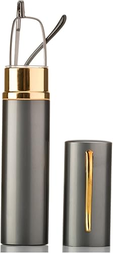 Miniatura 5 de Newbee Fashion -"Pocket Readers Ultra Compact Spring Temple - Lentes de lectura con clip de bolsillo portátil con estuche de aluminio