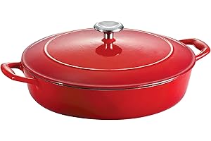 Tramontina Enameled Cast Iron 4-Quart Dutch Oven Braiser