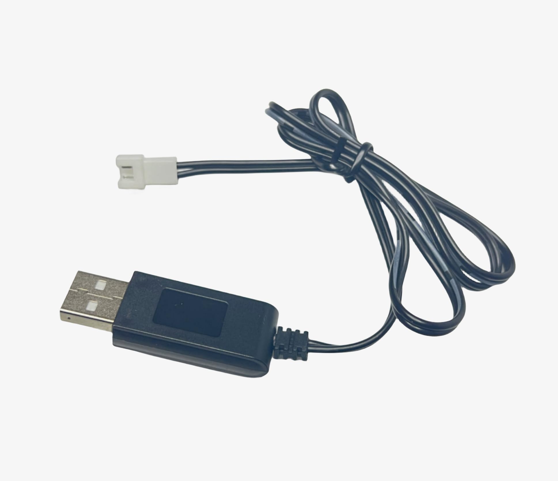 Betteryseler 1pc 3.7v USB Charger Cable with JST XH 2P/2.54 Female Forwarder Plug for RC Quadrotor Battery, 3.7v Lipo/Li-ion/18650 2.6Ah/4.4Ah.6.8Ah Battery (USB-XH-2P Female Plug)