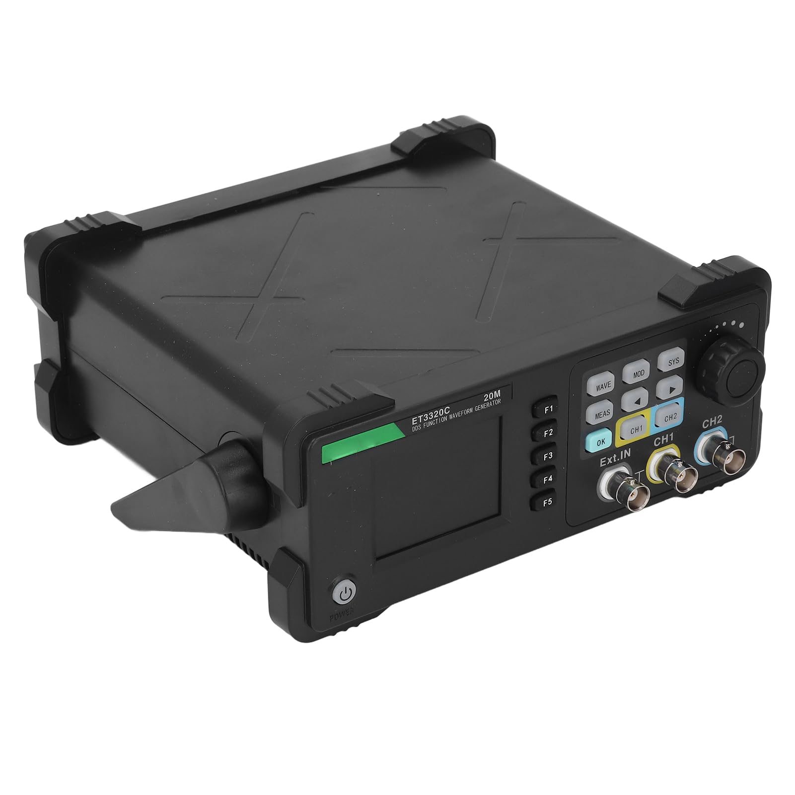 Generador de funciones de 2 canales Generador de forma de onda arbitraria Pantalla LCD de alta precisión de 3,5 pulgadas Frecuencia de muestreo de 200 Msa/S para ingenieros