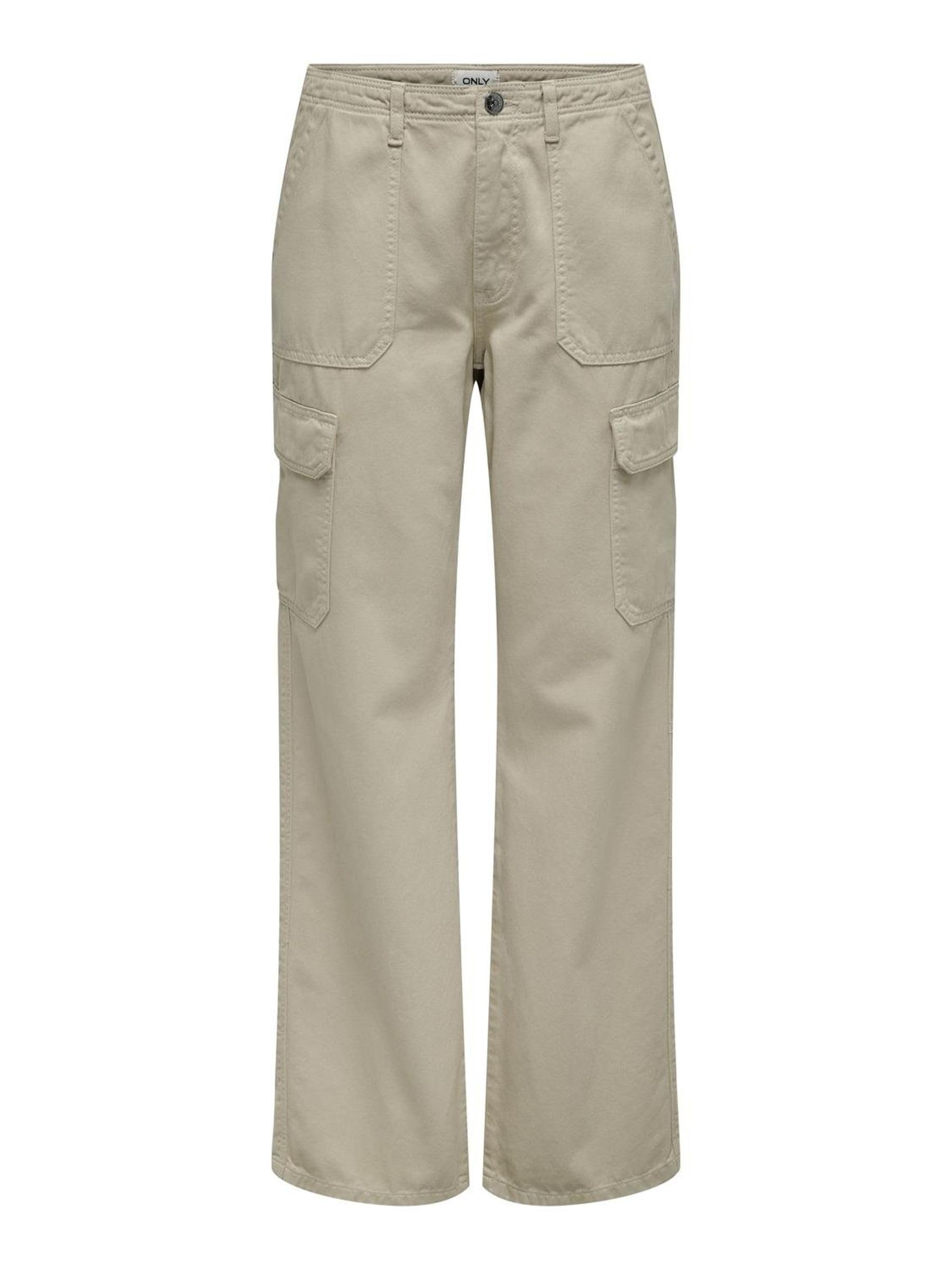 ONLY Onlmalfy PNT Noos Women's Cargo Trousers, Silver Lining, XL / 32L