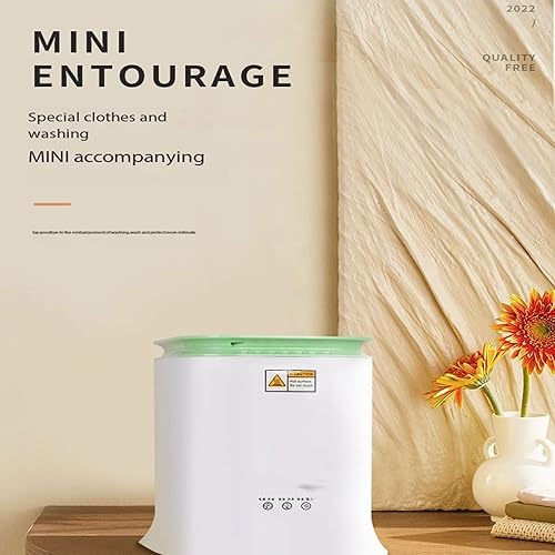 Miniatura 2 de Mini lavadora, calefacción doméstica pequeña de 15 W, cocina y lavadora para niños, 4.4 lbs, adecuada para ropa interior, bragas, calcetines