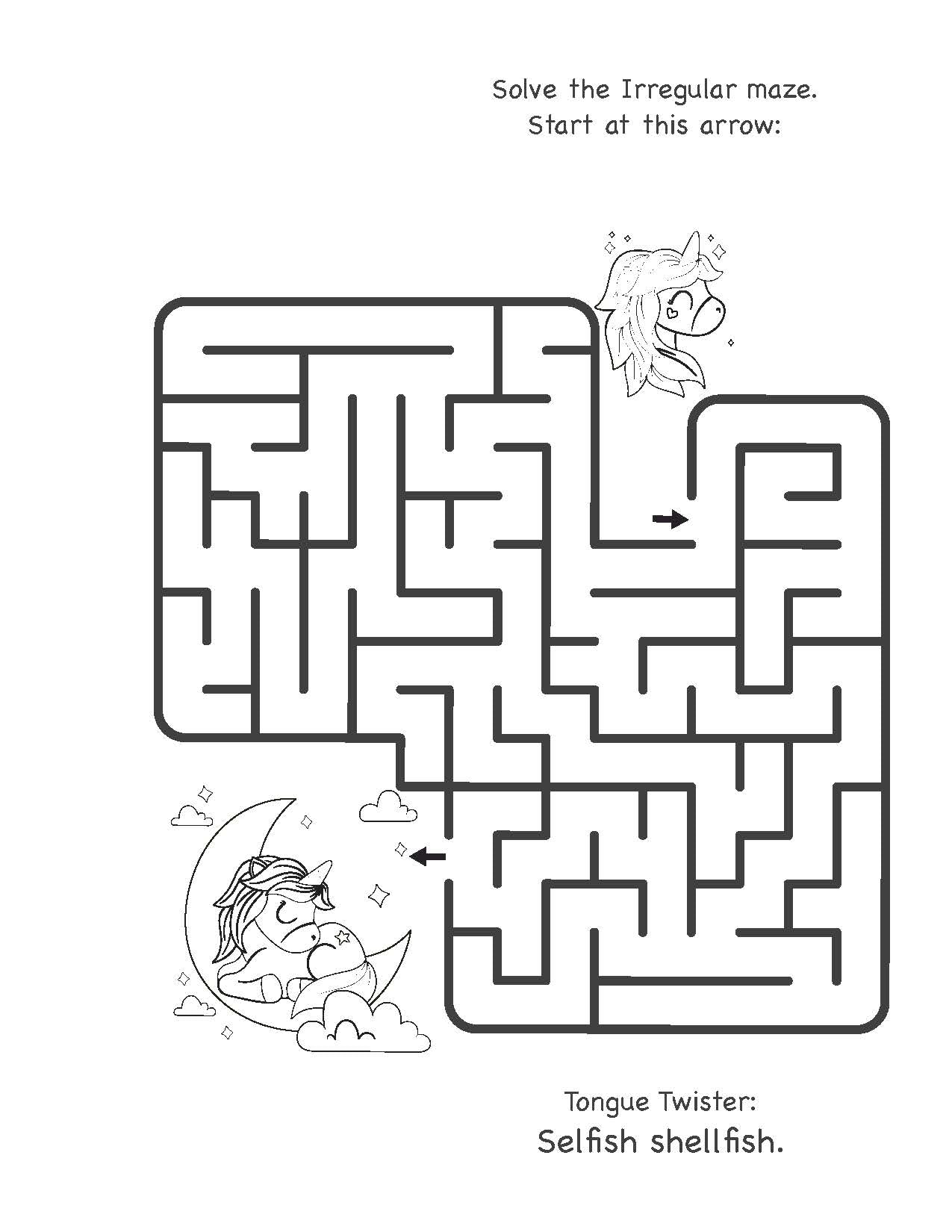Mazes For Kids Ages 4-8: Maze Activity Book with Jokes, Tongue Twisters, Puzzles. Over 100 Fun Mazes to Solve like Shapes, Letters and Numbers Workbook