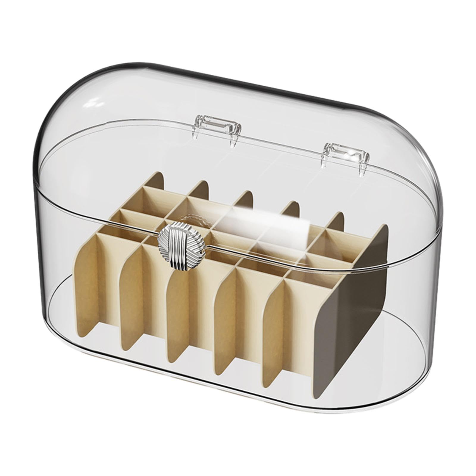 CALANDIS⢠Lipstick Organizer Storage Case Multiuse Makeup Storage Organizer Countertop Clear | Storage Boxes | Home Organization | Household Supplies & Cleaning