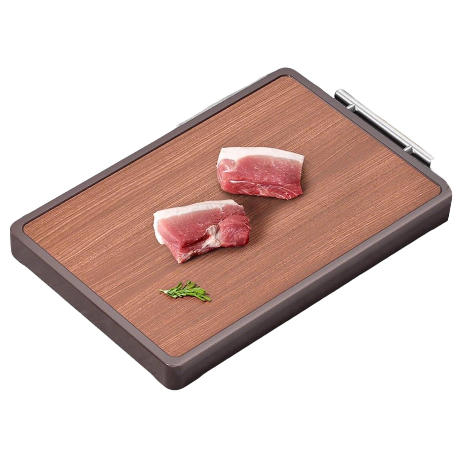 Schneidebrett für Fleisch, doppelseitiges Schneidebrett, rutschfest, Küchenutensilien, Zubehör für , Gebäck, Sushi-Brot, Rohkost, Restaurant | Rutschfestes doppelseitiges Steak-Schneidebrett Küchenhelfer Utensilien Für Zuhause Restaurant Gewerbe Outdoor