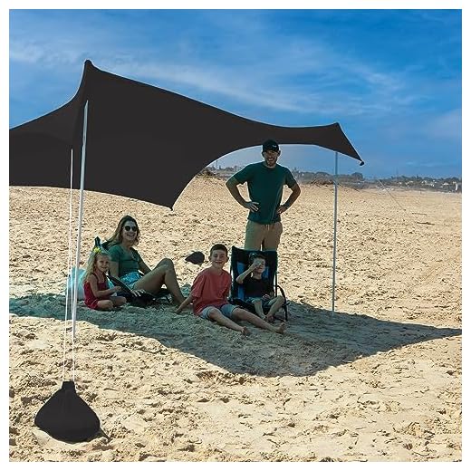 Best place to buy a beach umbrella jensen beach Otentik 9x9ft Beach Sunshade for 7 People