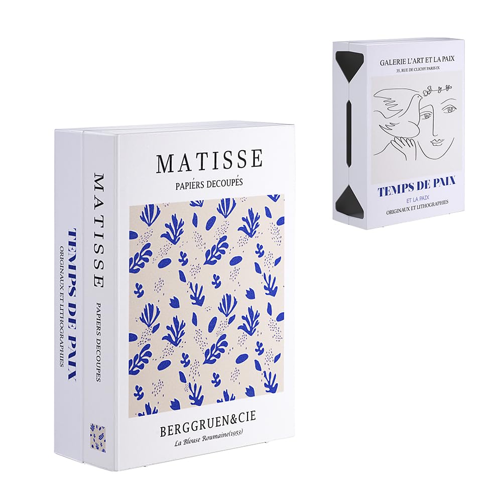 Dekorative Kabelmanagementbox in Buchform, erweiterbare Kabel-Organizer-Box mit Magnetverschluss für Zuhause und Büro (Blaue Koralle, groß)