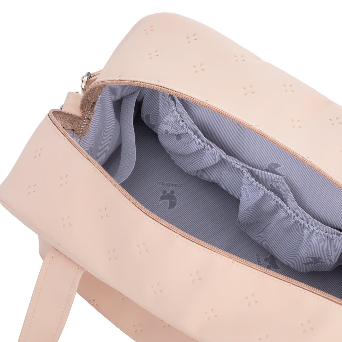 Cambrass - Bolso carro maternal para bebe - bolso de maternidad para carritos de bebe - organizador para pañales y otras cosas de bebe - Twin Beige 18x41x31 cm