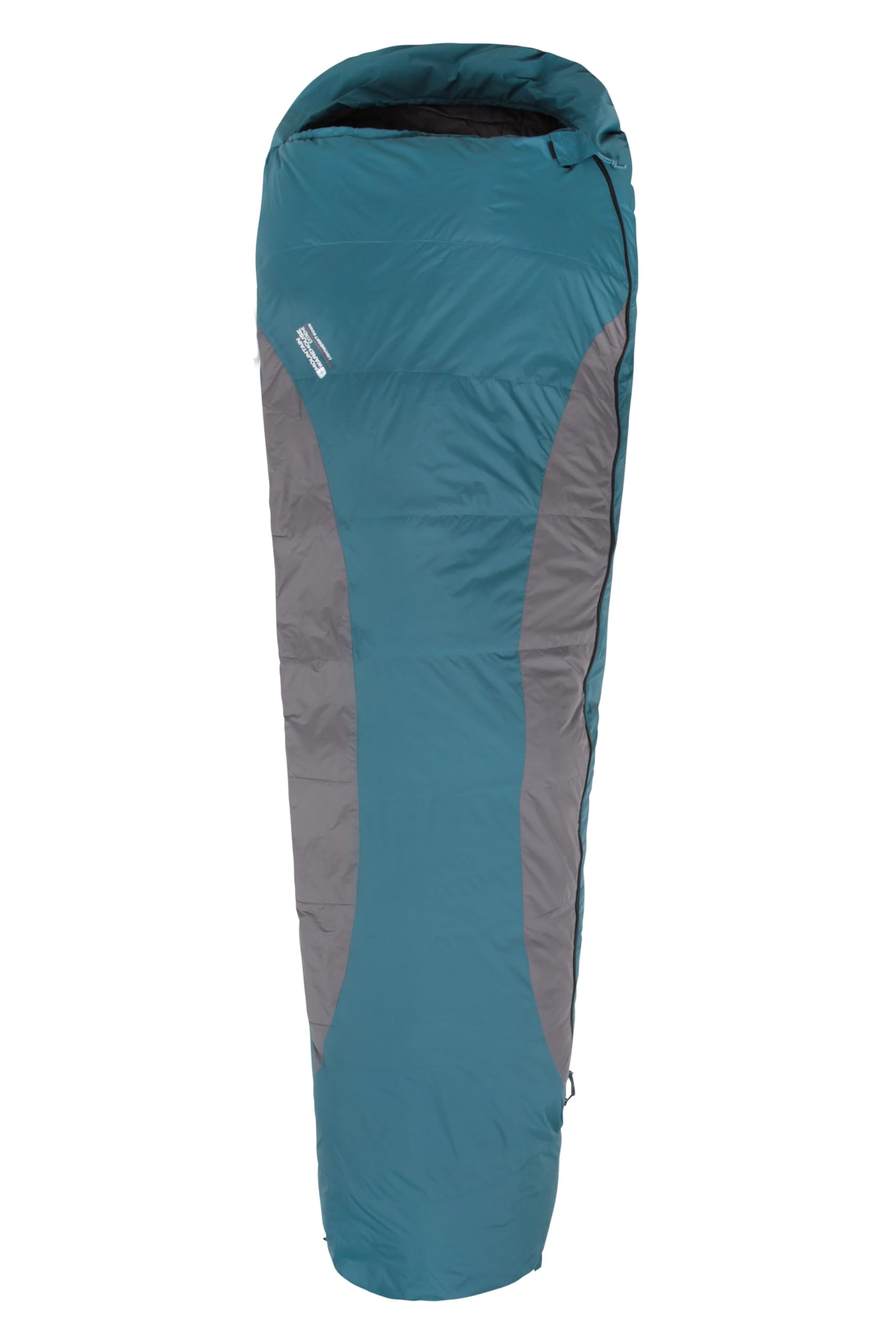 Mountain Warehouse Saco de Dormir de plumón Ligero Extreme - Saco de Dormir Tipo Momia, Capucha, Cremallera bidireccional - para Viajar con Mochila, Viajar