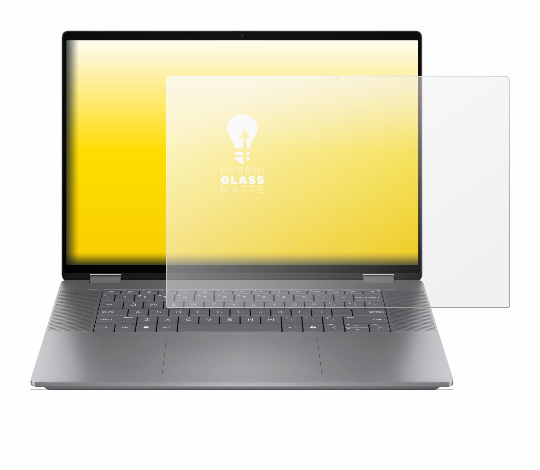 upscreen Protector Pantalla Cristal Mate para HP OmniBook X Flip NGAI 16-ar Protección Anti-Reflejos – 9H Dureza