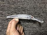 Shelt 15 Pcs Unpainted Fishing Walleye Hard Lures Blanks