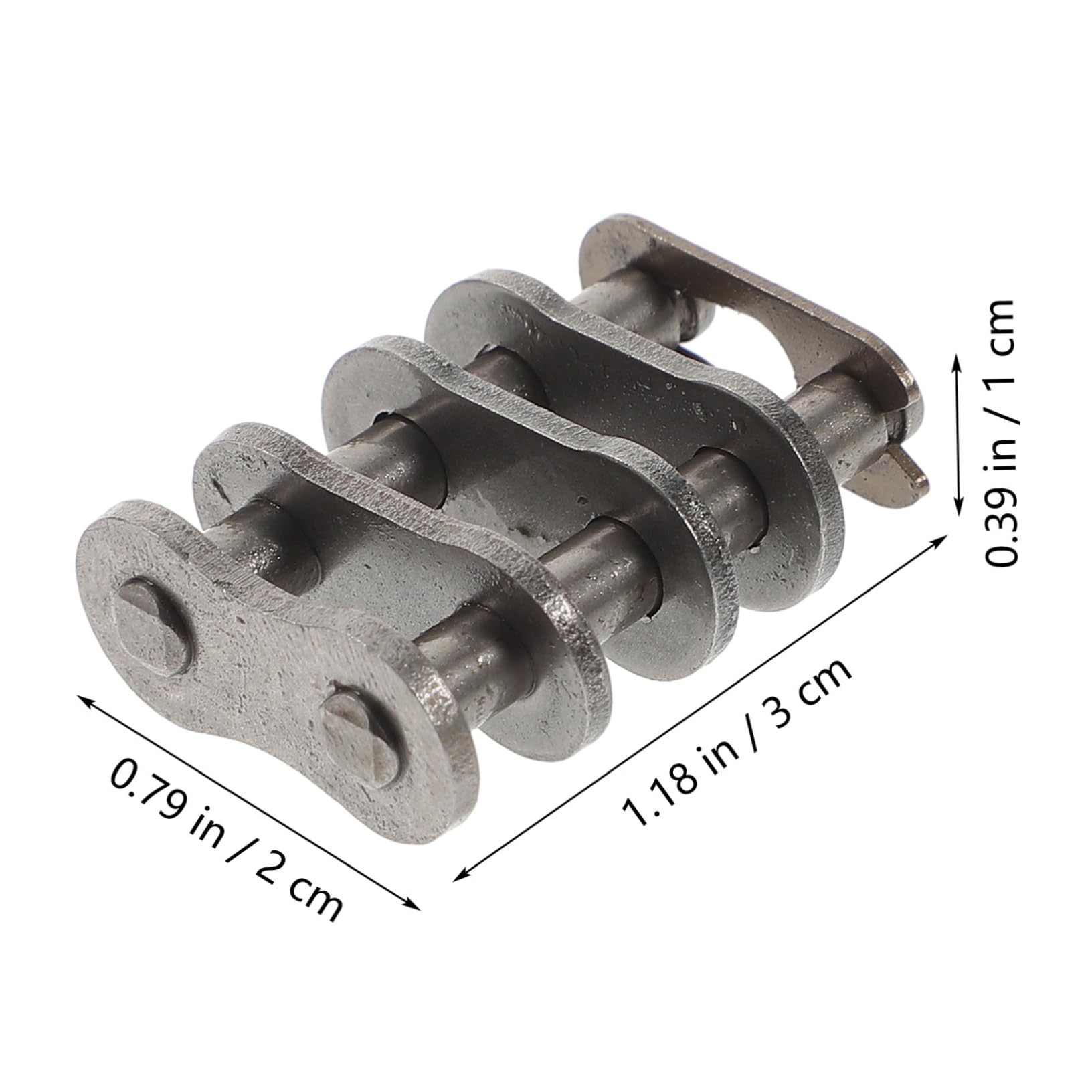 NAMOARLY 10pcs Bike Chain Repair Links Full Button Double Breasted Roller Chain Connecting Links for Racing