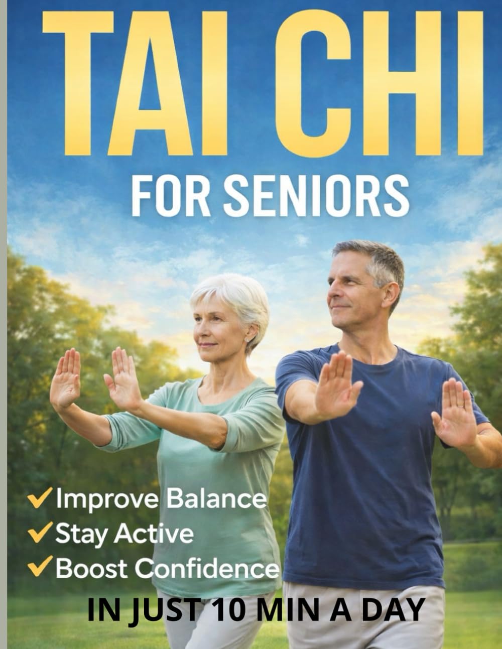 Tai Chi for Seniors Over 60: A Gentle, Zero-Impact 28-Day System to Improve Balance, Ease Joint Pain, Prevent Falls & Move with Confidence Again — Safe 10-Minute Daily Routines for Any Fitness Level