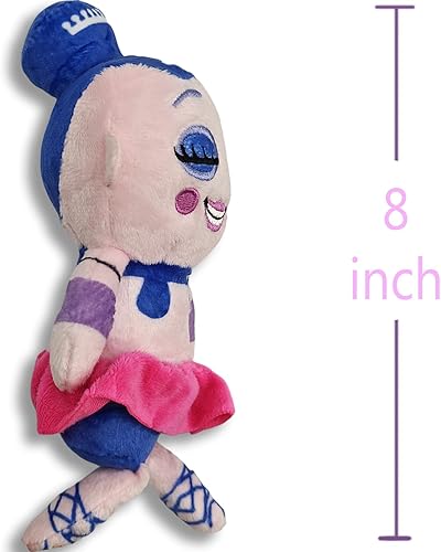 Miniatura 2 de Ballora - Peluche de 8 pulgadas, 5 Nights Freddy's Plush Toys, para niño y niña, regalo de Navidad, Halloween, cumpleaños