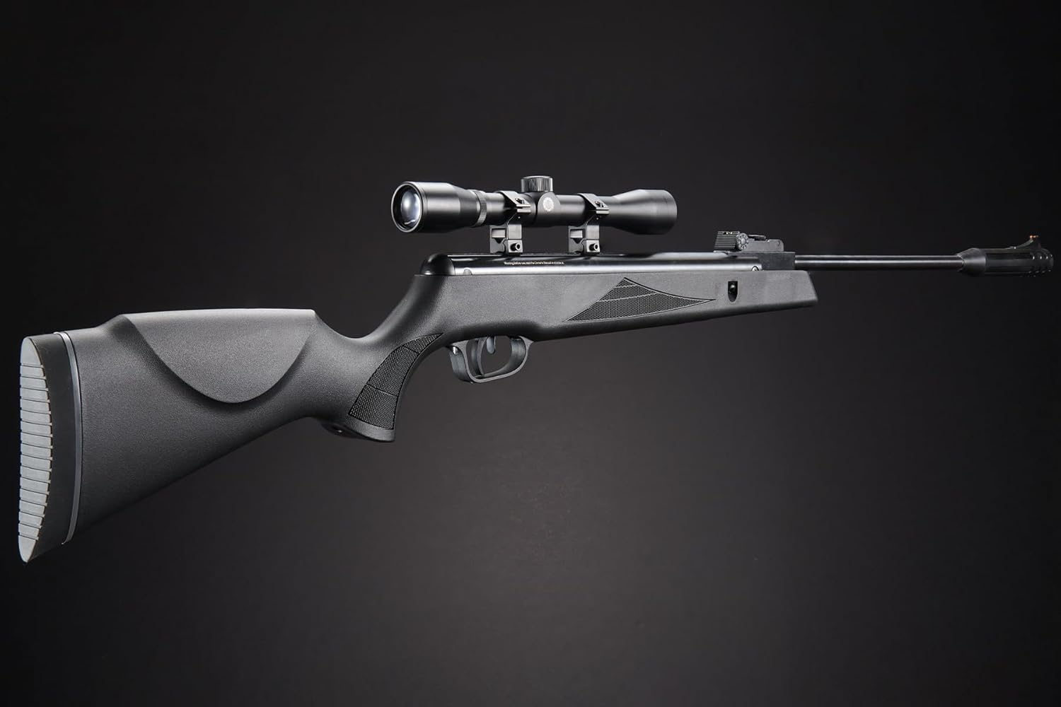 Lancer Tactical x SnowPeak SR1000S Break Barrel 5.5mm .22 Caliber Air Gun with Scope- (Black) Up to 800 FPS