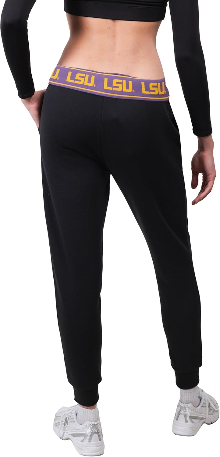 Ultra Game Women's NCAA Official Super Soft Gameday Jogger Lounge Sweatpants - Image 2