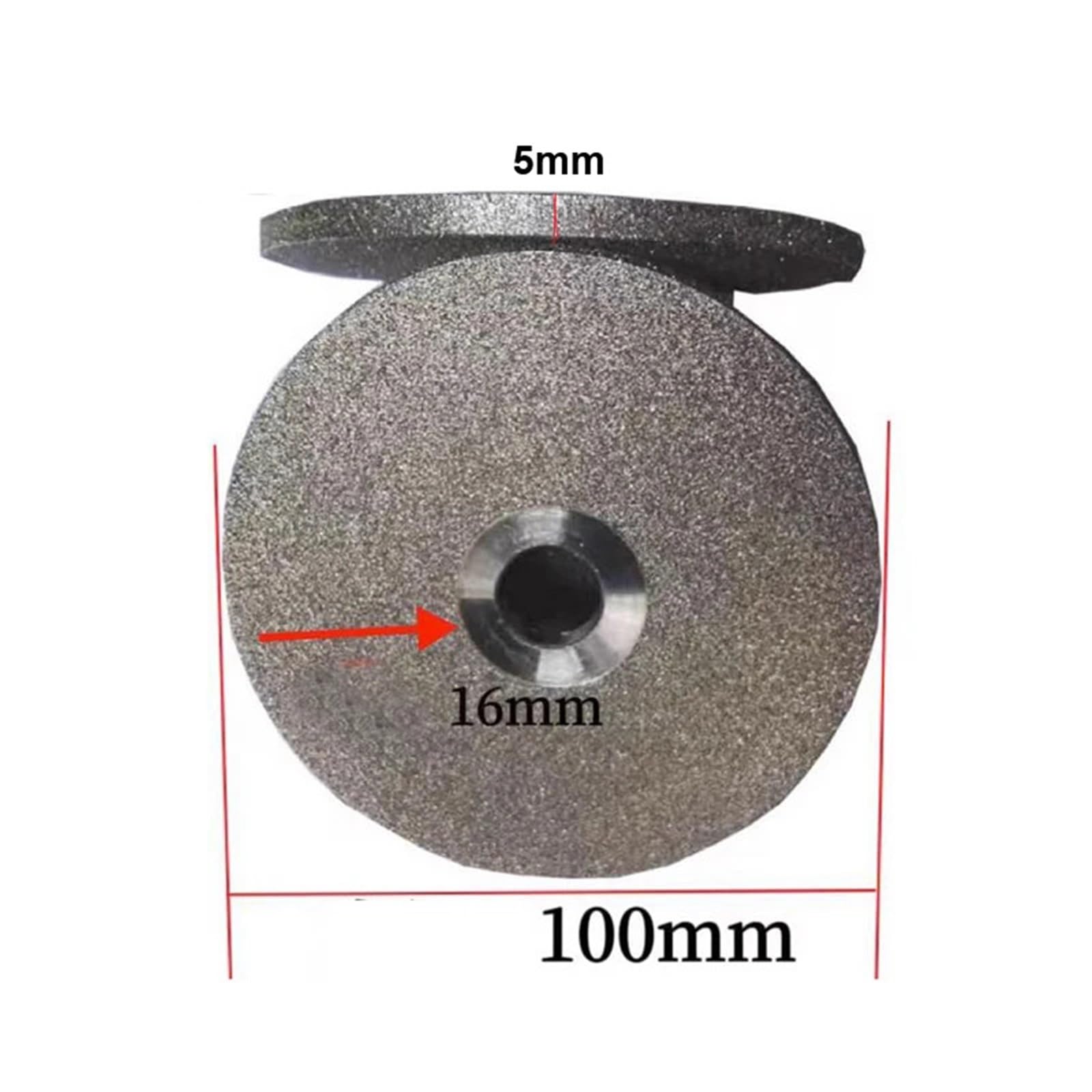 Tarcza diamentowa 100 x 5 x 16 mm do stali wolframowej o wysokiej twardości (400)