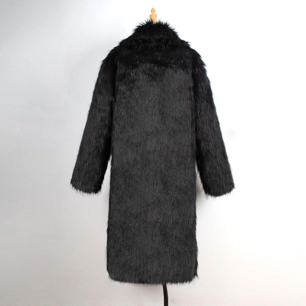 Invernale Cappotto in Pelliccia Sintetica da Uomo Giacca spessa Cardigan Faux Cappotto Outwear caldo Cappotto da uomo Cappotti e giacche da uomo di Elegante Giacca parka Cappotto Spessa Caldo
