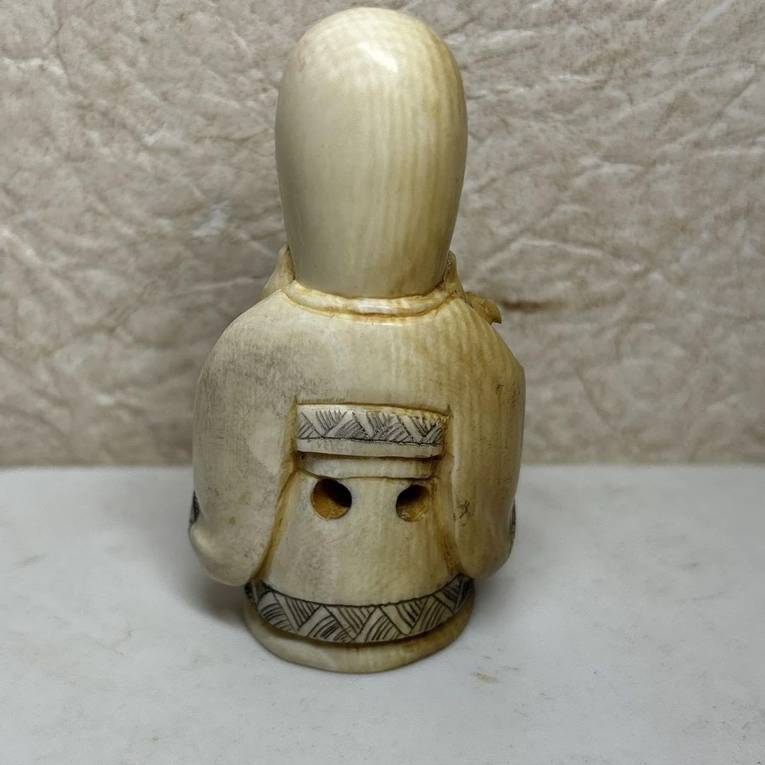 時代提物 七福神置根付 天然素材 在銘【寿老人】高約5.2cm 重約23ｇ 長寿 Amazon.co.jp: 時代提物 七福神根付 天然素材 在銘寿老人 : ホーム