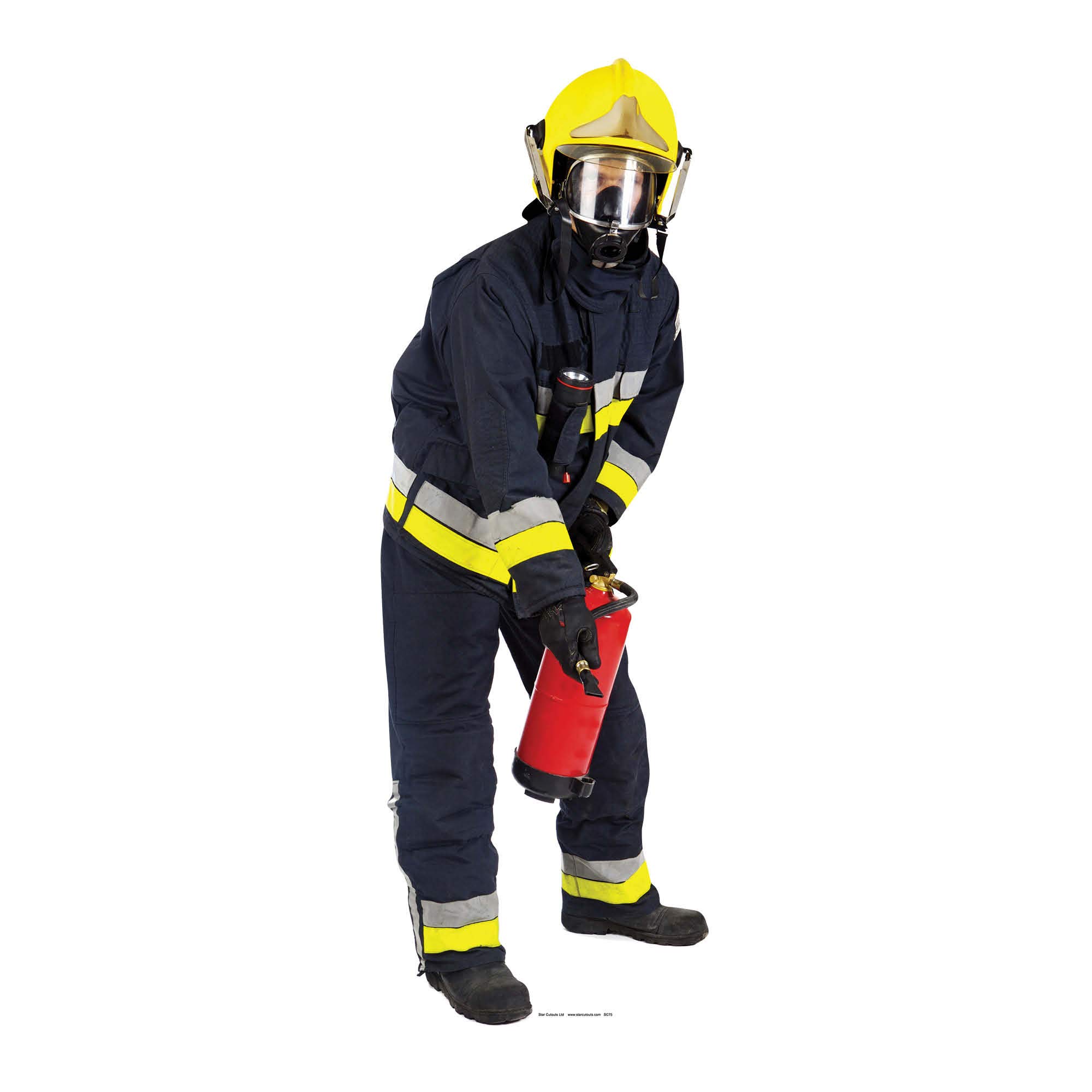 Star Cutouts Cut Out of Fireman