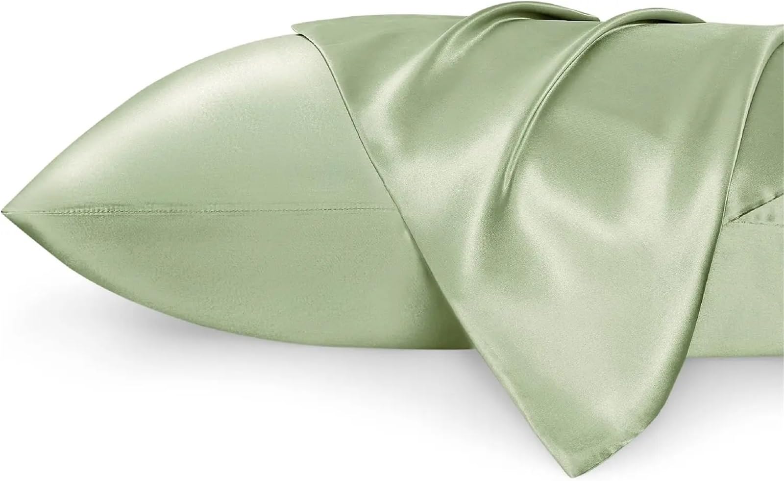 2PCS Satin Pillowcase for Hair and Skin Silky with Envelope Closure For Home
