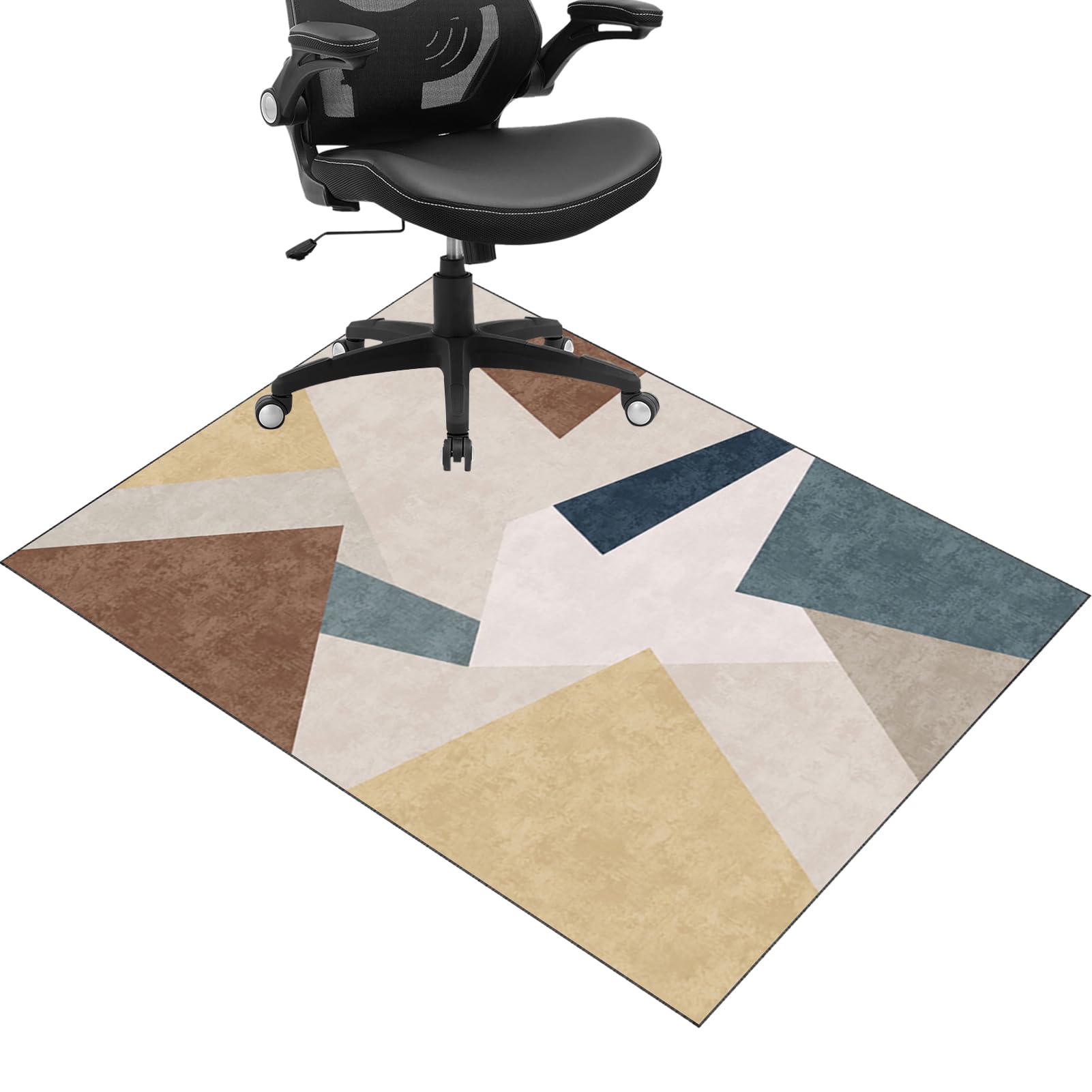 Chair mat for Hard Floors, desk chair mat for carpeted floors, Floor Protector for Rolling Chair, Office Chair Mat for Carpet, Floor Mats Wood/Tile Protection Mat for Office & Home 120 x 150 cm
