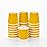 Restaurantware-4 Ounce Paper Coffee Cups, 25 Ripple Wall Disposable Paper Cups - Leakproof, Recyclable, Yellow Paper Hot Cups, Insulated, Matching Lids Sold Separately