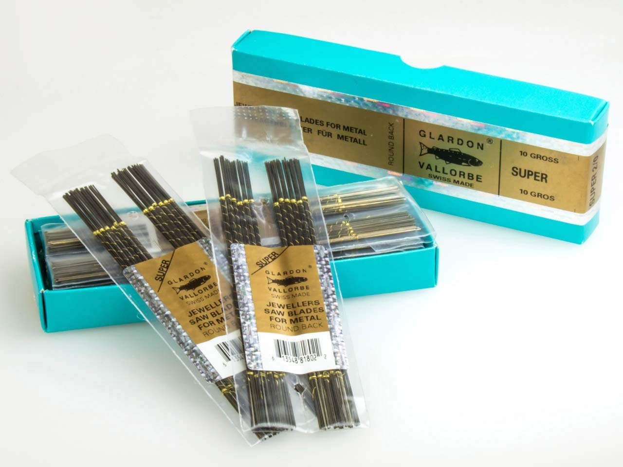 Vallorbe Glardon Jewellers - Hojas de sierra (grado 2/0, 12 unidades)