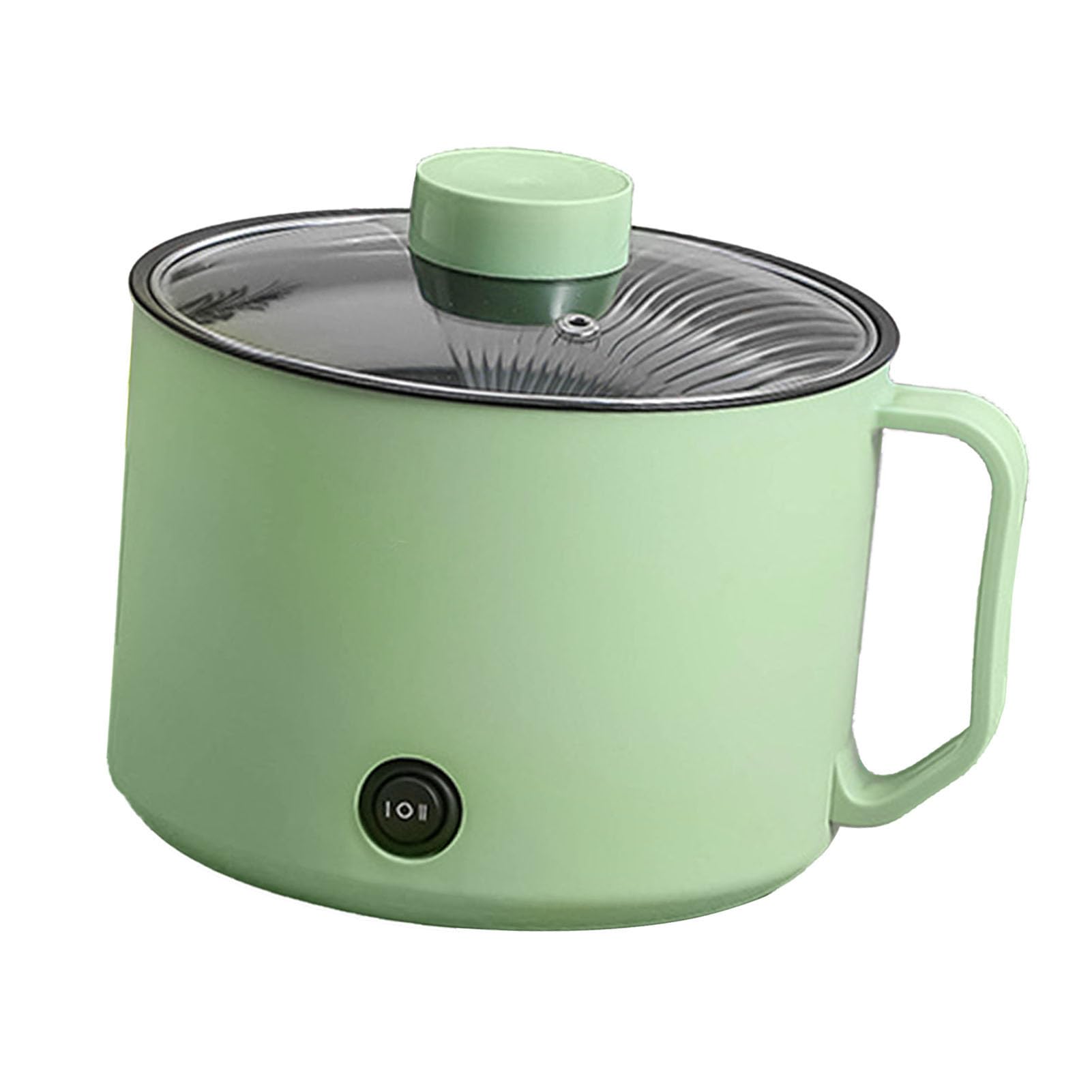Mini Electric Cooker, Quick Noodle Cooker, NonStick Coating, Maifanshi Technology, Small Electric Hot Pot for Student Dormitory (Mint Green)