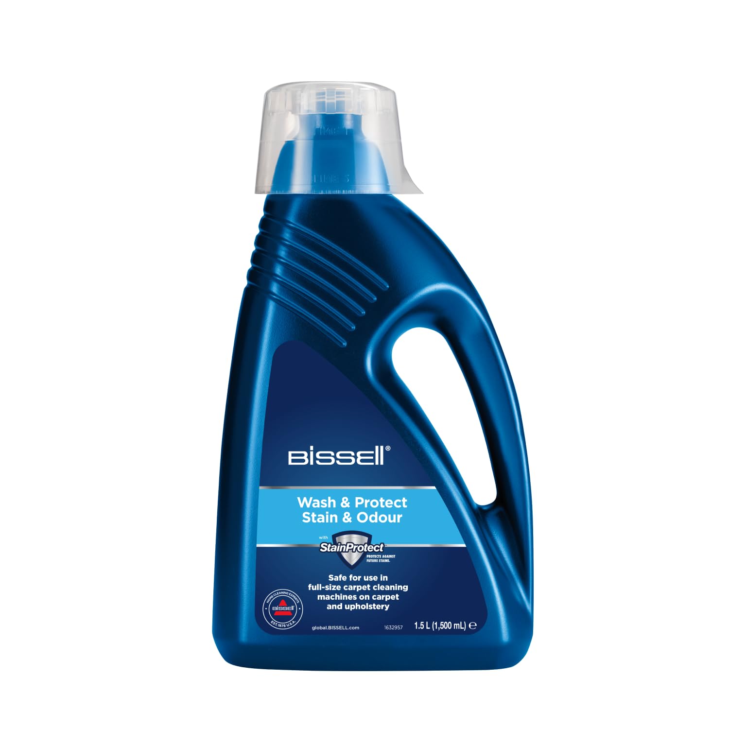 Wash & Protect Carpet Shampoo, For BISSELL Carpet Cleaners, for use on carpet and area rugs, 1L, 1086N