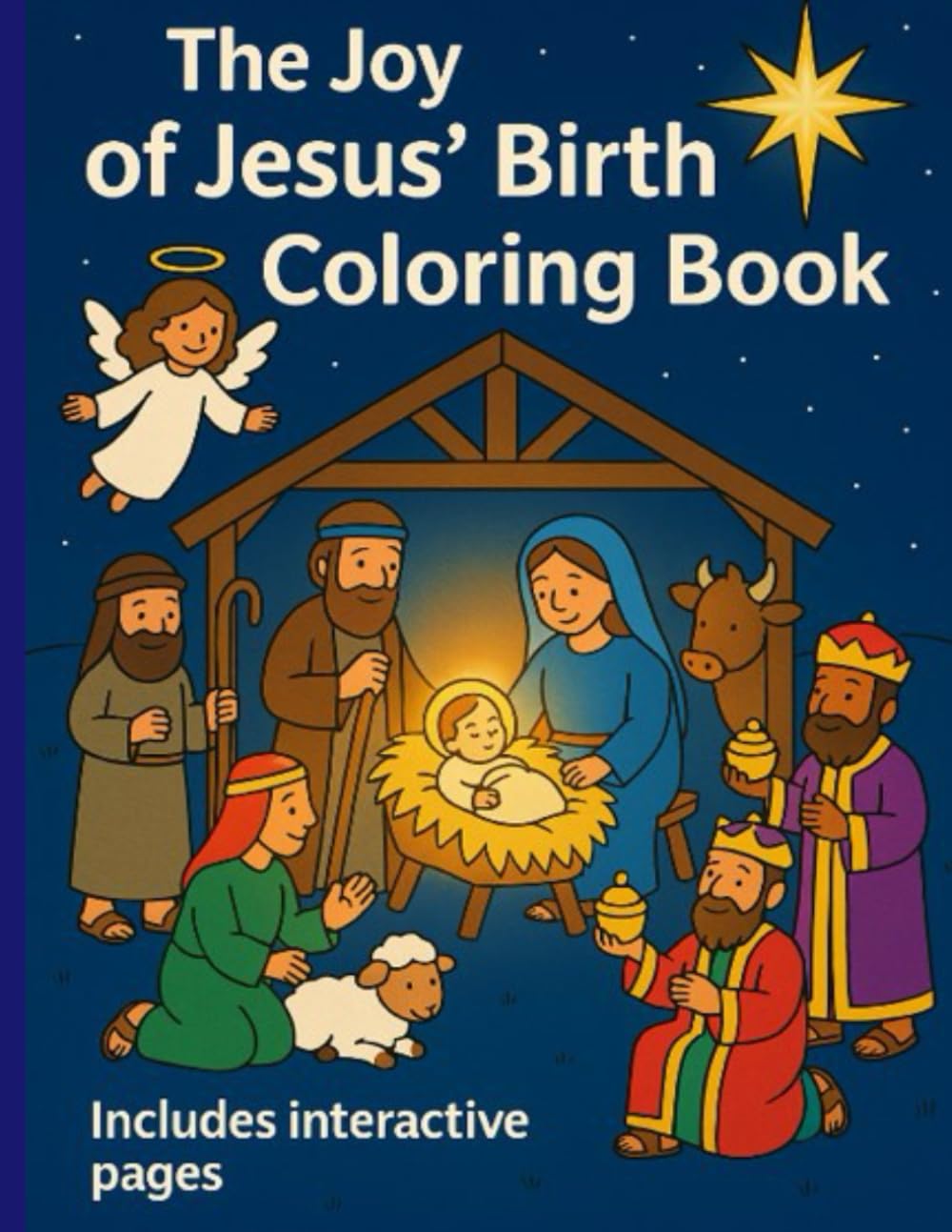 The Joy of Jesus’ Birth: Coloring Book