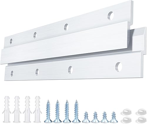 Tacos franceses de 6 pulgadas, colgador de tacos franceses, clips en Z de aluminio para colgar imágenes, espejos, paneles, pizarras blancas,