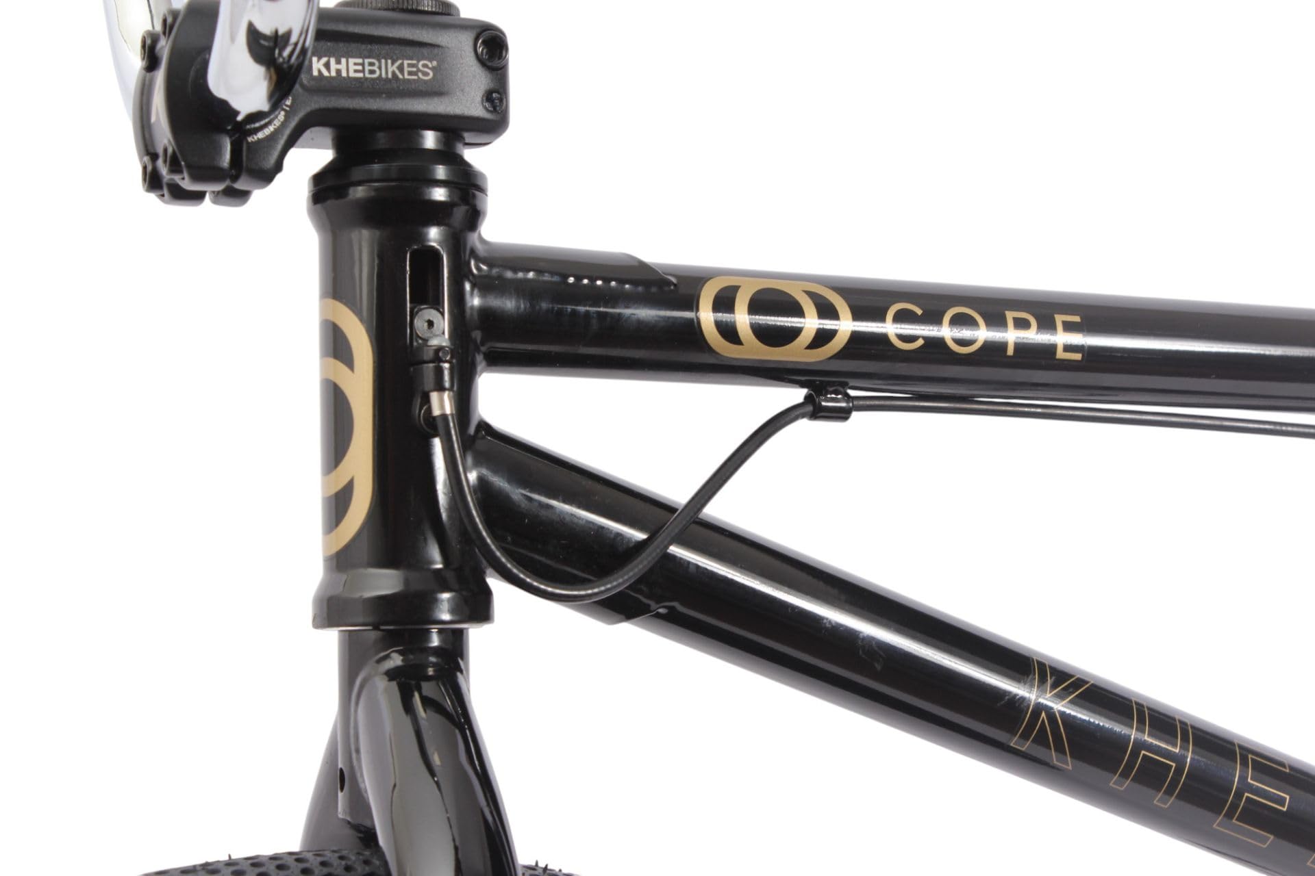 KHE COPE BMX 20 pollici – Freestyle Bike 11,1 kg – Affix Rotor – Telaio HiTen – Manovella 3 pezzi – Pneumatici da 2,4" – Grindguard – Park Street Pumptrack – Modello 2025 – Gloss Black