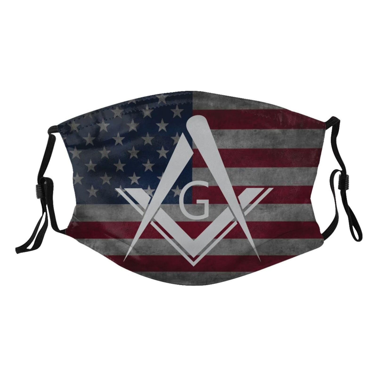 Masonic Shriner Split Adult Dust Mask Adjustable Dust Face with 2 Filter1766