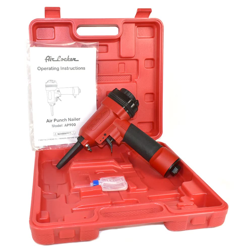 Air Locker AP900 - Clavadora profesional de alta resistencia, removedor de uñas, extractor de uñas, entrada de aire de rosca NPT de 1/4 pulgadas. Clavadora neumática de 50-110 PSI que elimina clavos
