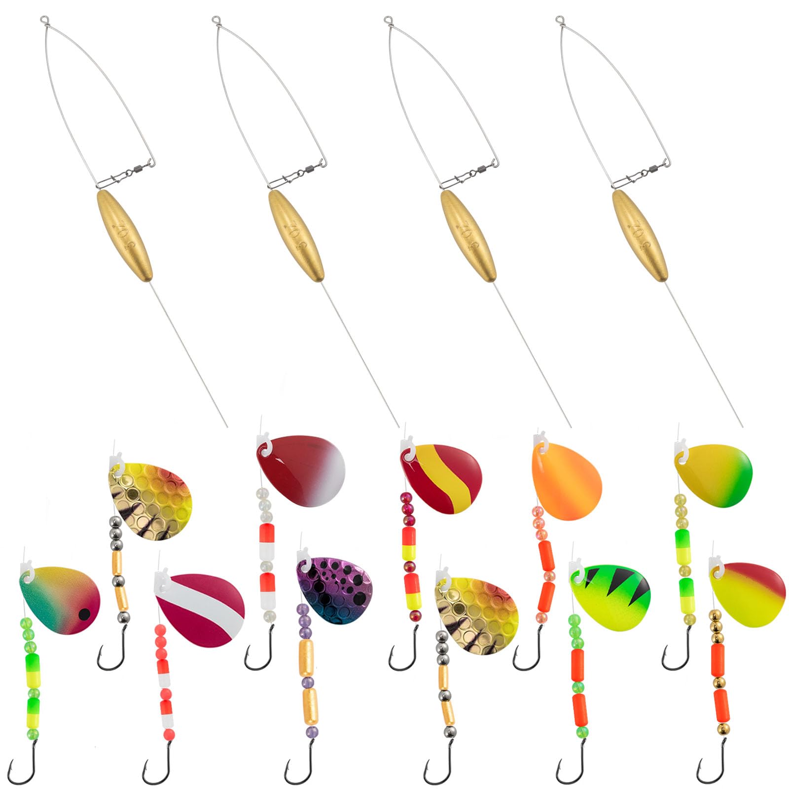 blinking light fishing lures Musky Lure Large Blinking Minnow