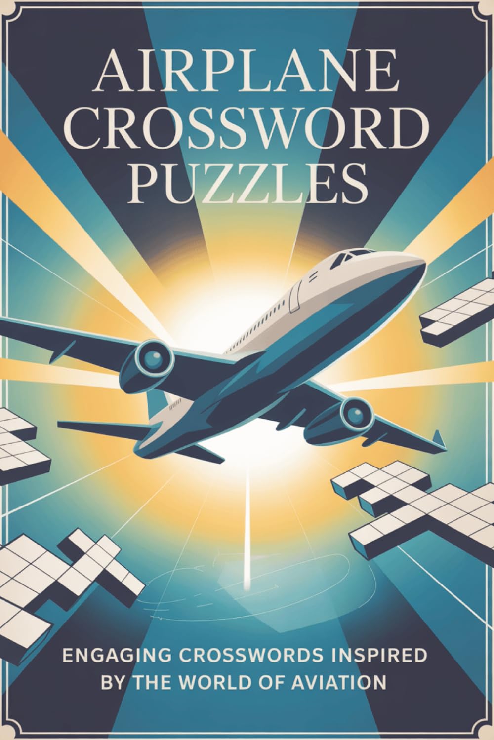 Airplane Crossword Puzzles: 60 medium crosswords for pilots and aviation fans. Explore aircraft parts, flight training, and navigation terms. Ideal for adults and beginners. Includes answer key.