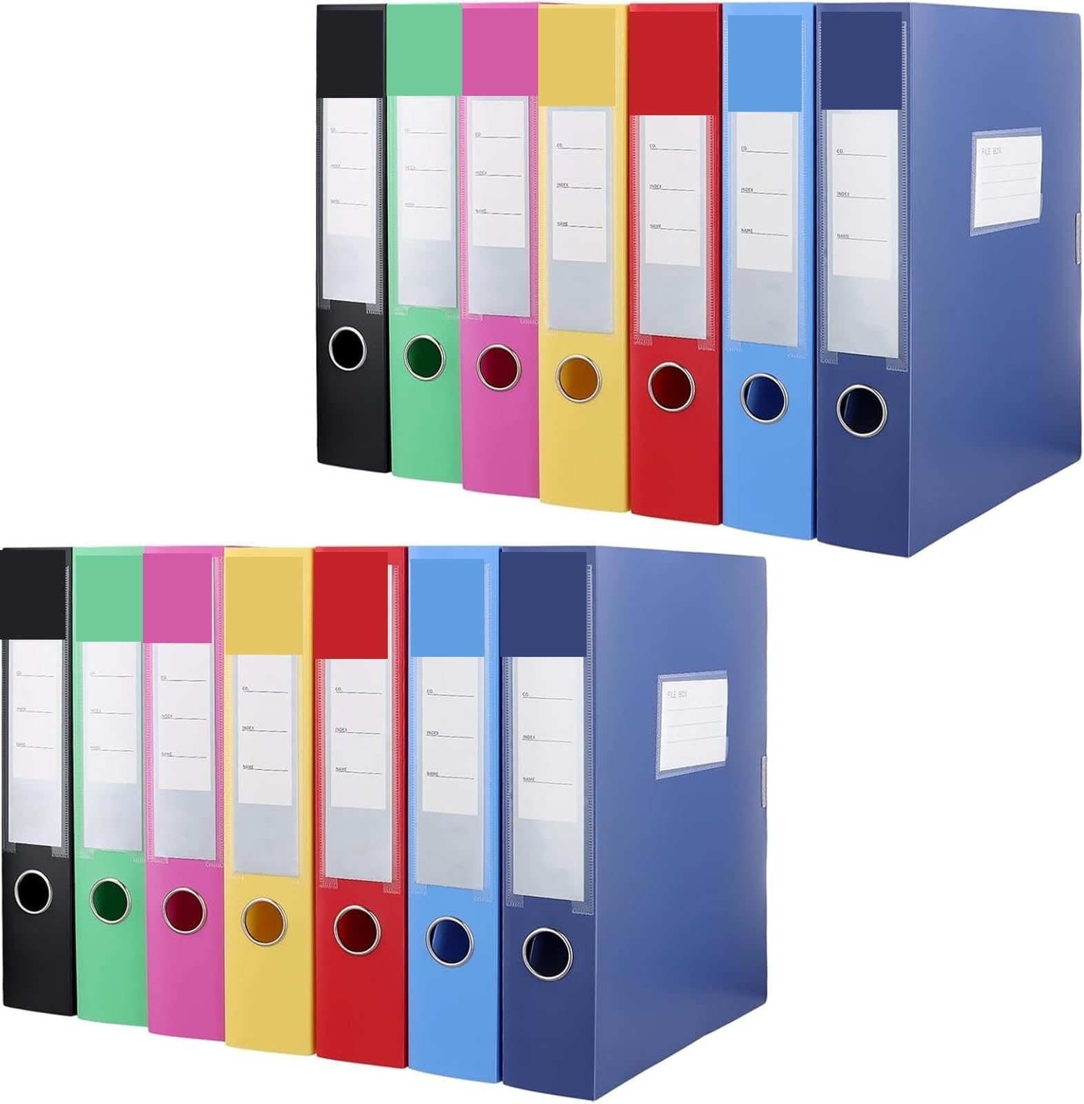 Portadocumenti da 2 Pezzi, Adatti for organizzare Documenti, riviste e Articoli di cancelleria a casa o in Ufficio per Ufficio