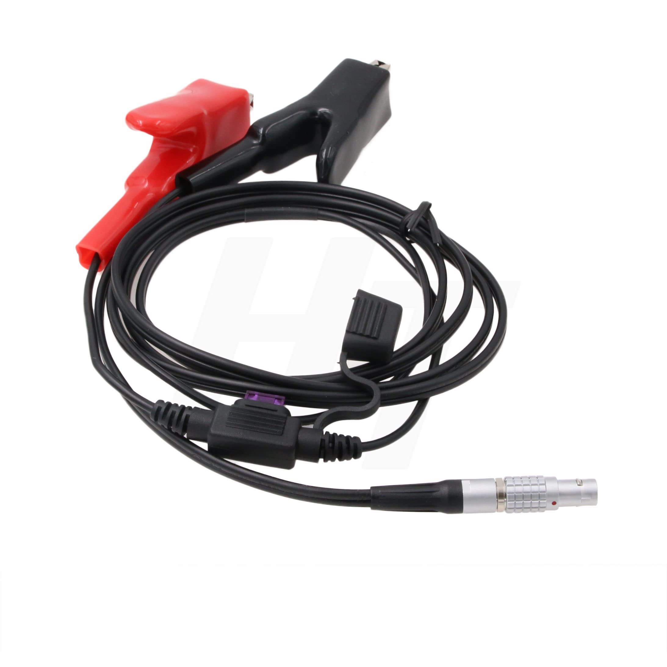 HangTon Zewnętrzny kabel zasilający baterii do półkuli S631 / S321+ S321 odbiornik GPS, 5 styków do klipsów krokodylkowych