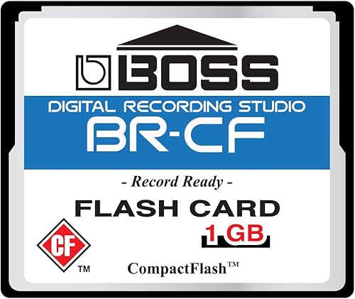 Tarjeta de memoria BR-CF Boss Roland CompactFlash CF de 1 GB para BR-600, BR-864, BR-900CD, MC-808 (1GB)