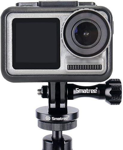 Miniatura 2 de Smatree Adaptador de montaje de trípode de aluminio compatible con Gopro Hero 11, 10, 9, 8, 7, 6, 5, 4, 3+, 3, 2, 1 HD, GOPRO Hero 2018, cámara de