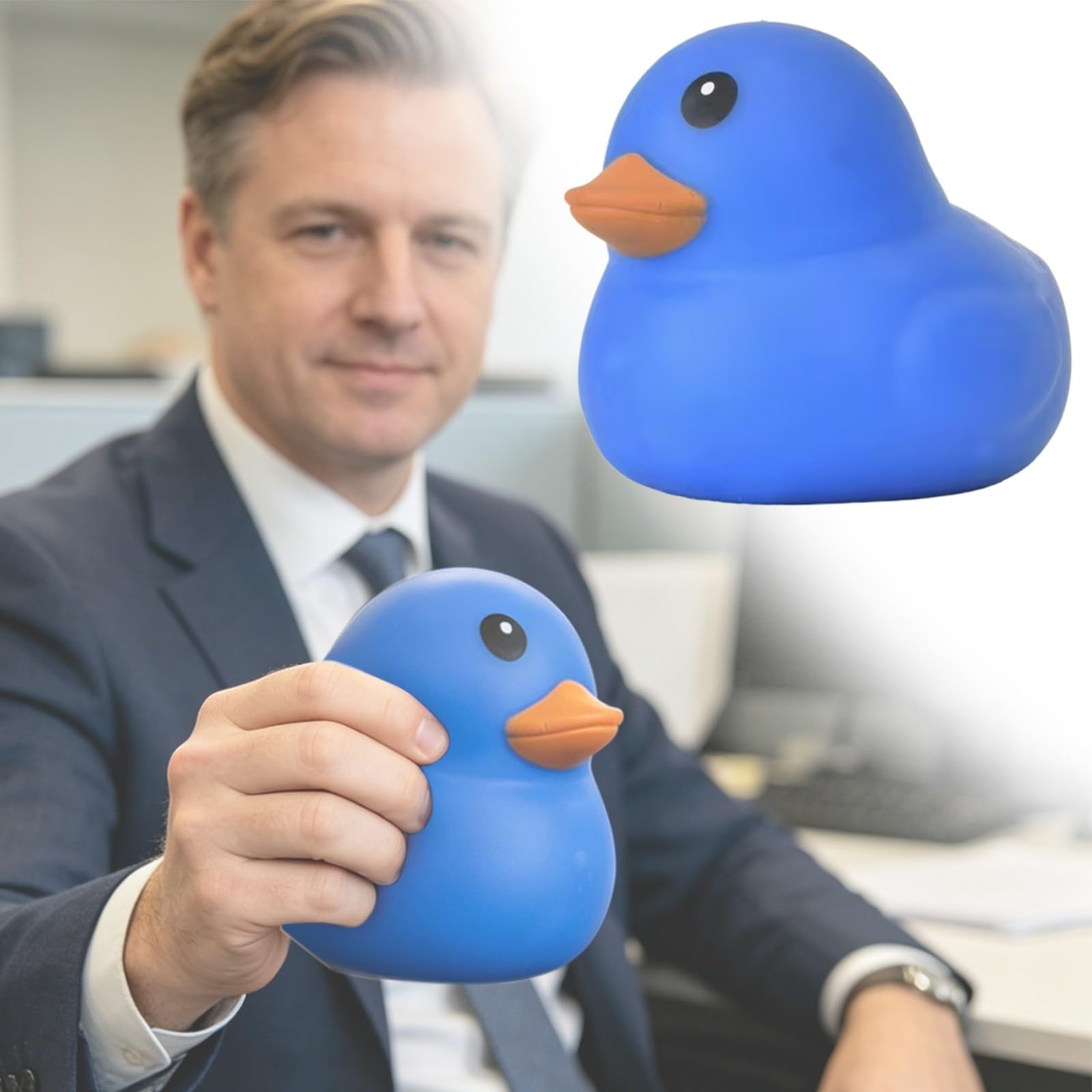 Giant Duck Squishy, Stress Toys Ducks, Jumbo Cute Large Duck Squeeze Decor, Decompression Accessory for Daily Relaxation, Lovely Present for Leisure Use