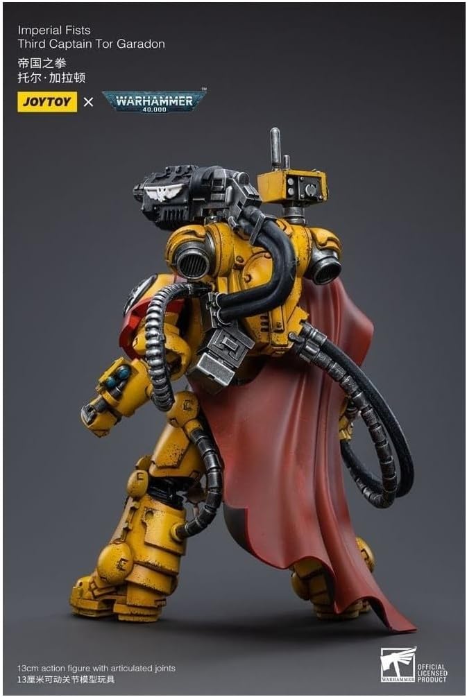 BLOOMAGE JOYTOY (Beijing) TECH Warhammer 40k: Imperial Fists Third Captain Tor Garadon 1:18 Scale Figure