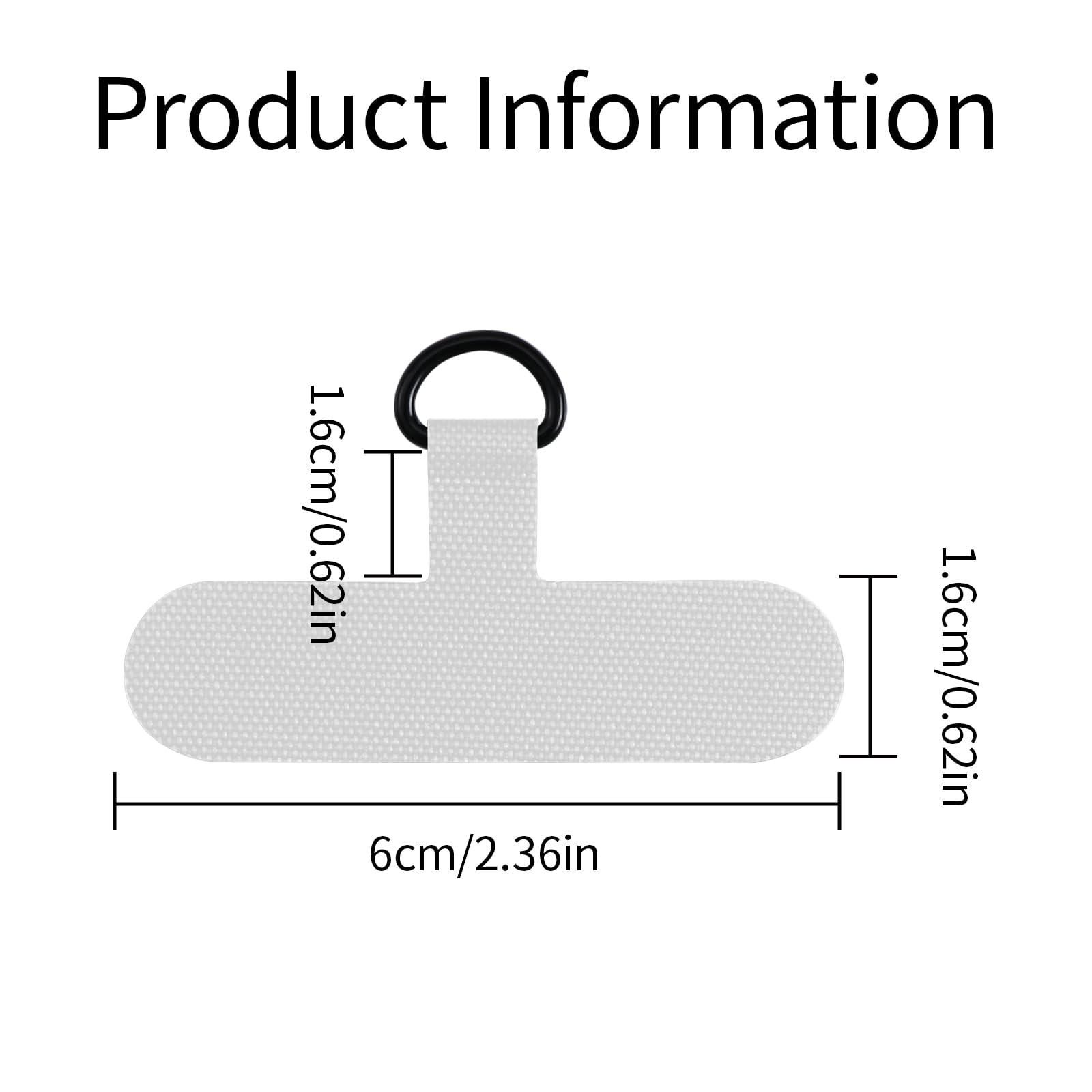 Patchs Support Pour Téléphone Portable - Lot De 4, Rotation 360°, Acier Inoxydable | Collés à L'arrière Du Téléphone Pour Fixer Une Corde Ou Un Support | Universels Pour Smartphones - 10