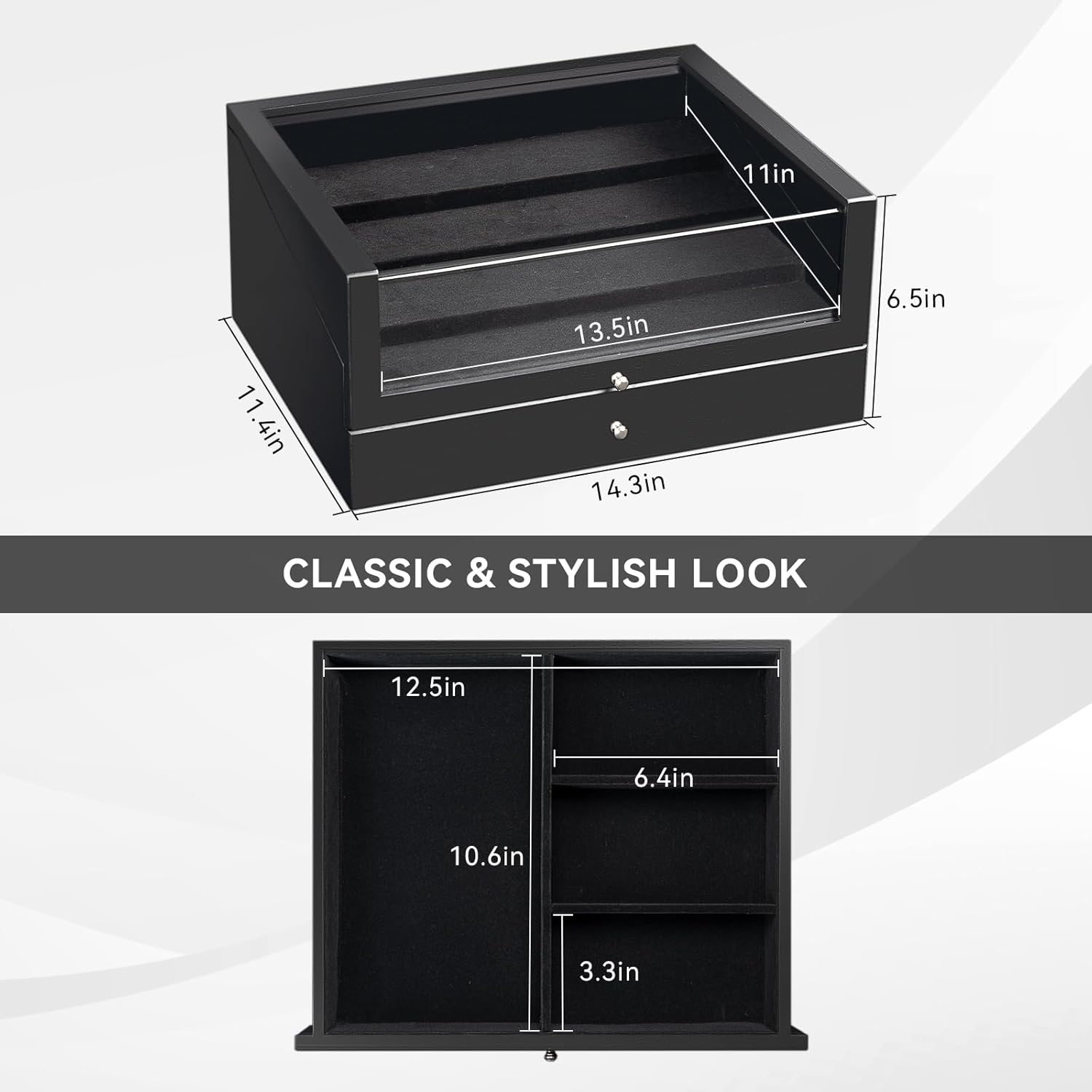 Rotating Earring Display and Sunglass Organizer