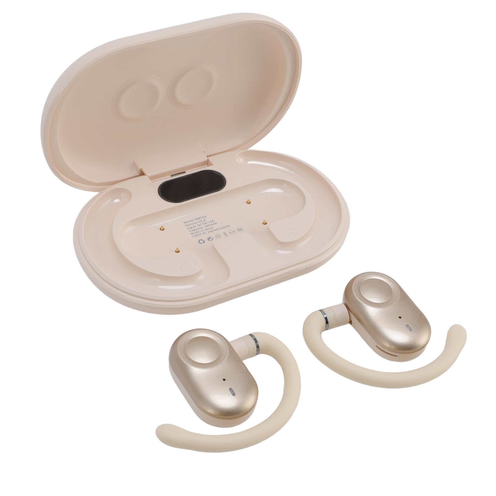Fabater Auricolari Traduttori Bluetooth, Riduzione del Rumore, qualità HD per Viaggiatori Globali, 2 unità (Nudo)