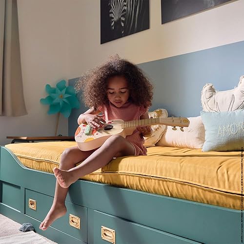 Miniatura 6 de Sunshine Ukelele de madera  Instrumento musical para niños  Juego de simulación y despertar musical  Pintura a base de agua  a partir de 3 años +